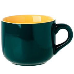 Microwaveable Large Capacity Ceramic Oatmeal Mug